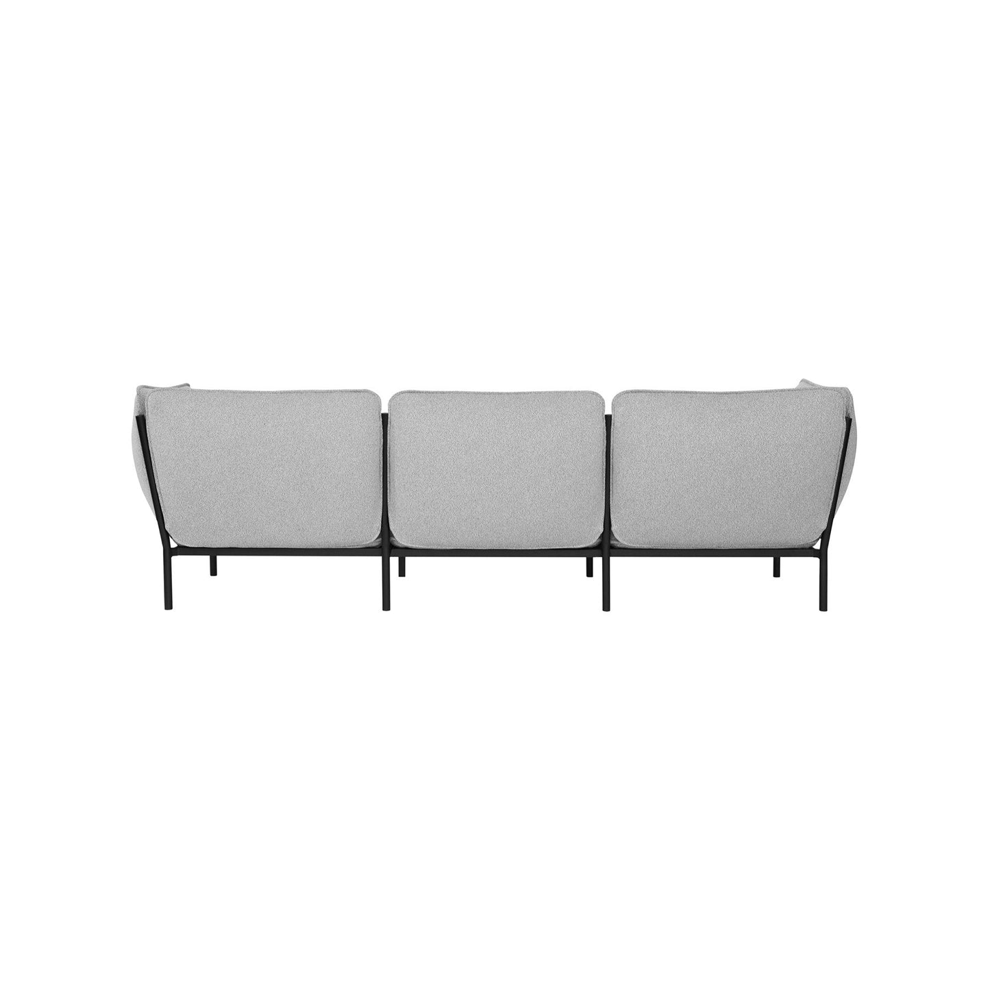 Kumo 3-Seater Sofa with Armrests - District Furniture