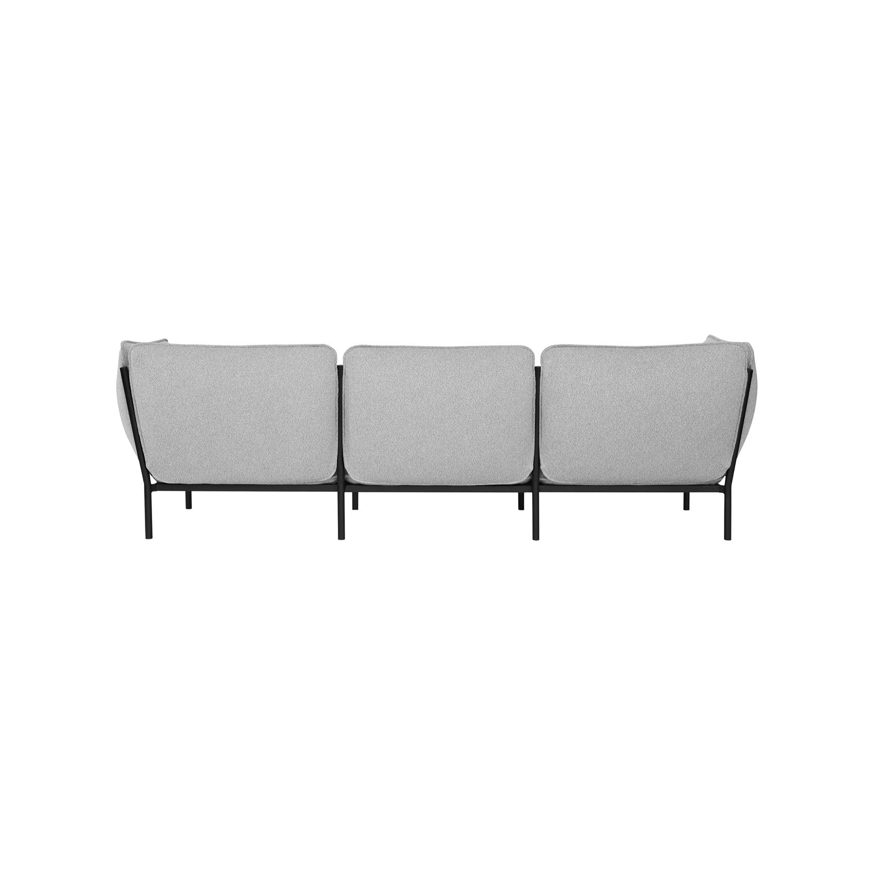 Kumo 3-Seater Sofa with Armrests - District Furniture