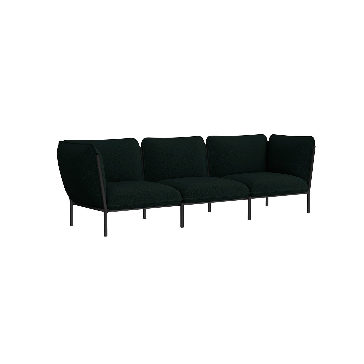 Kumo 3-Seater Sofa with Armrests - District Furniture