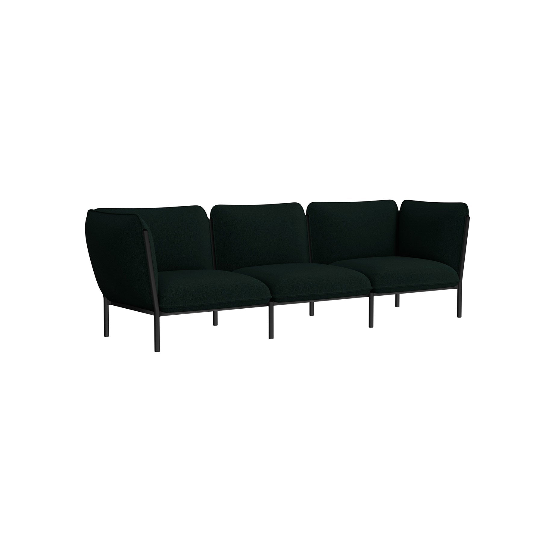 Kumo 3-Seater Sofa with Armrests - District Furniture