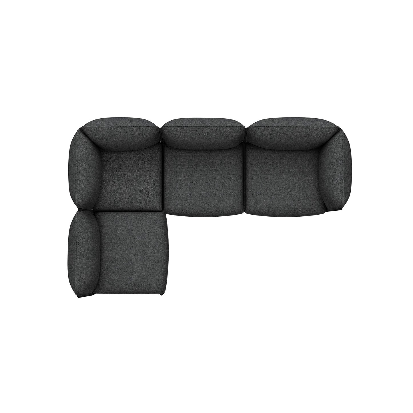 Kumo Corner Sofa with Armrest - District Furniture