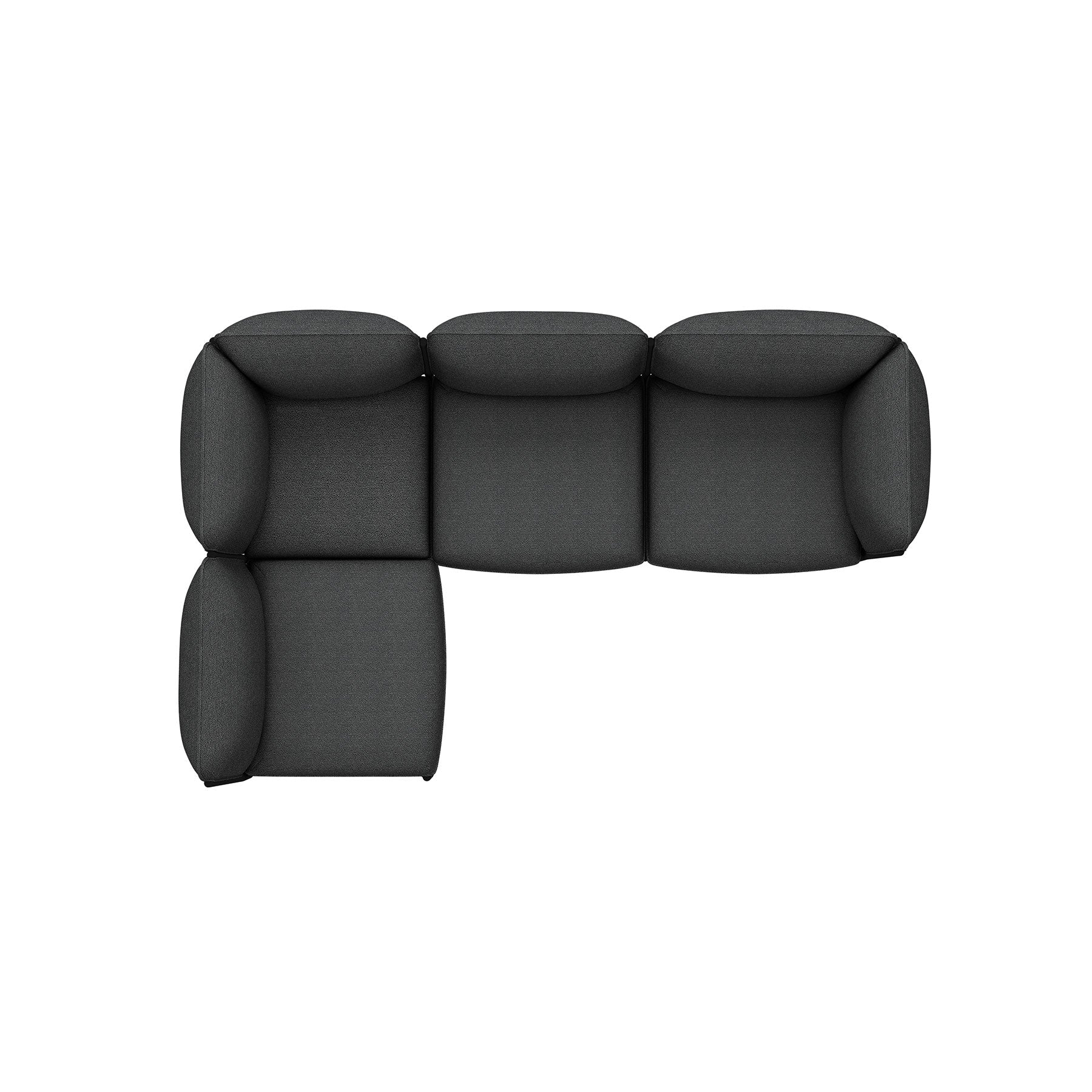 Kumo Corner Sofa with Armrest - District Furniture