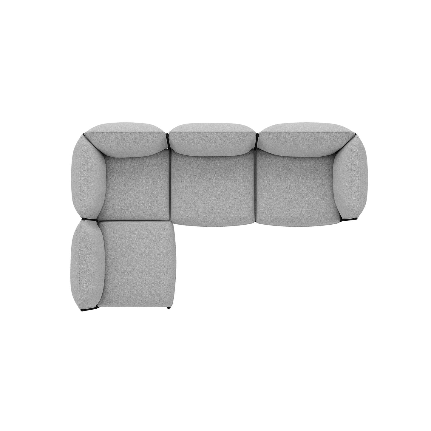 Kumo Corner Sofa with Armrest - District Furniture