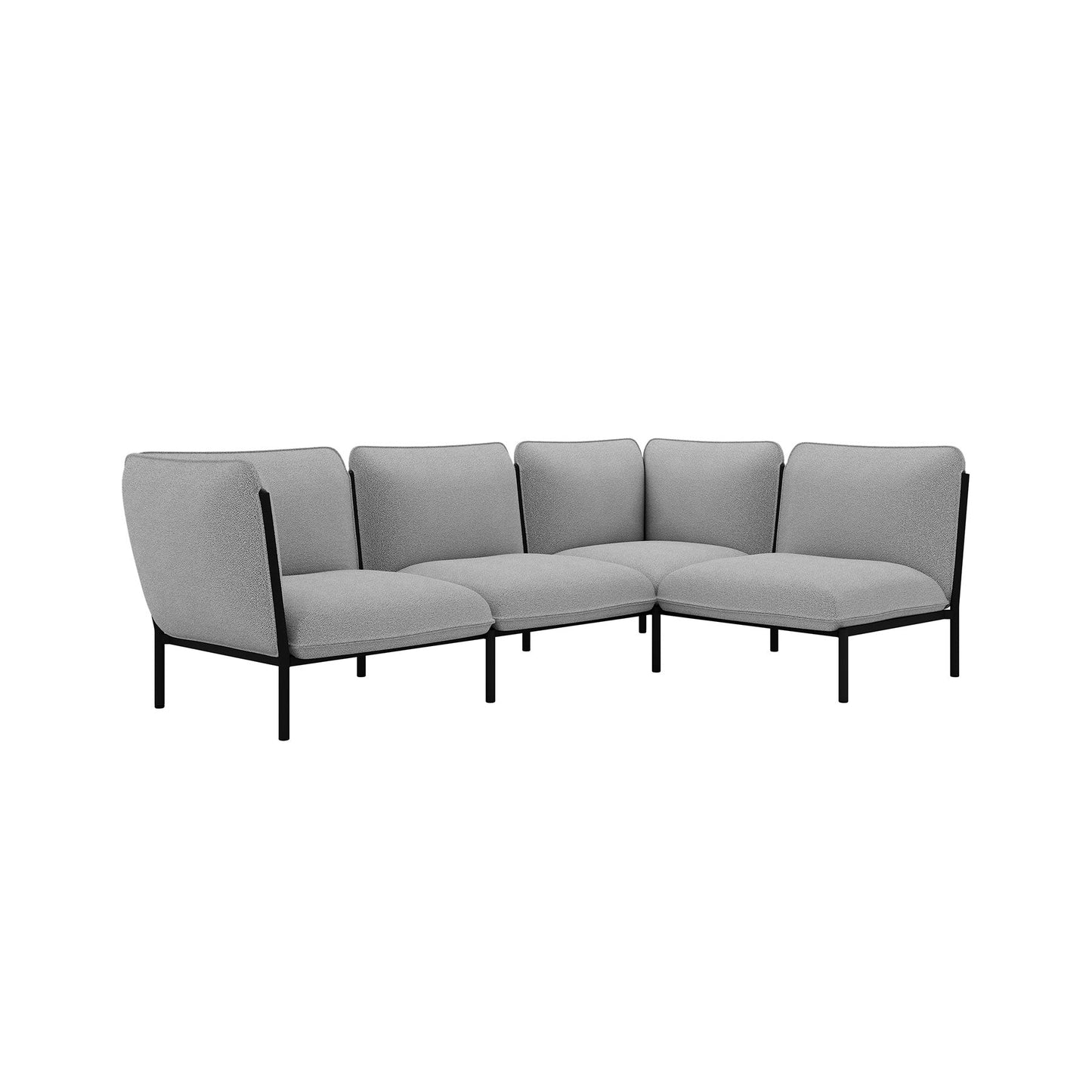 Kumo Corner Sofa with Armrest - District Furniture