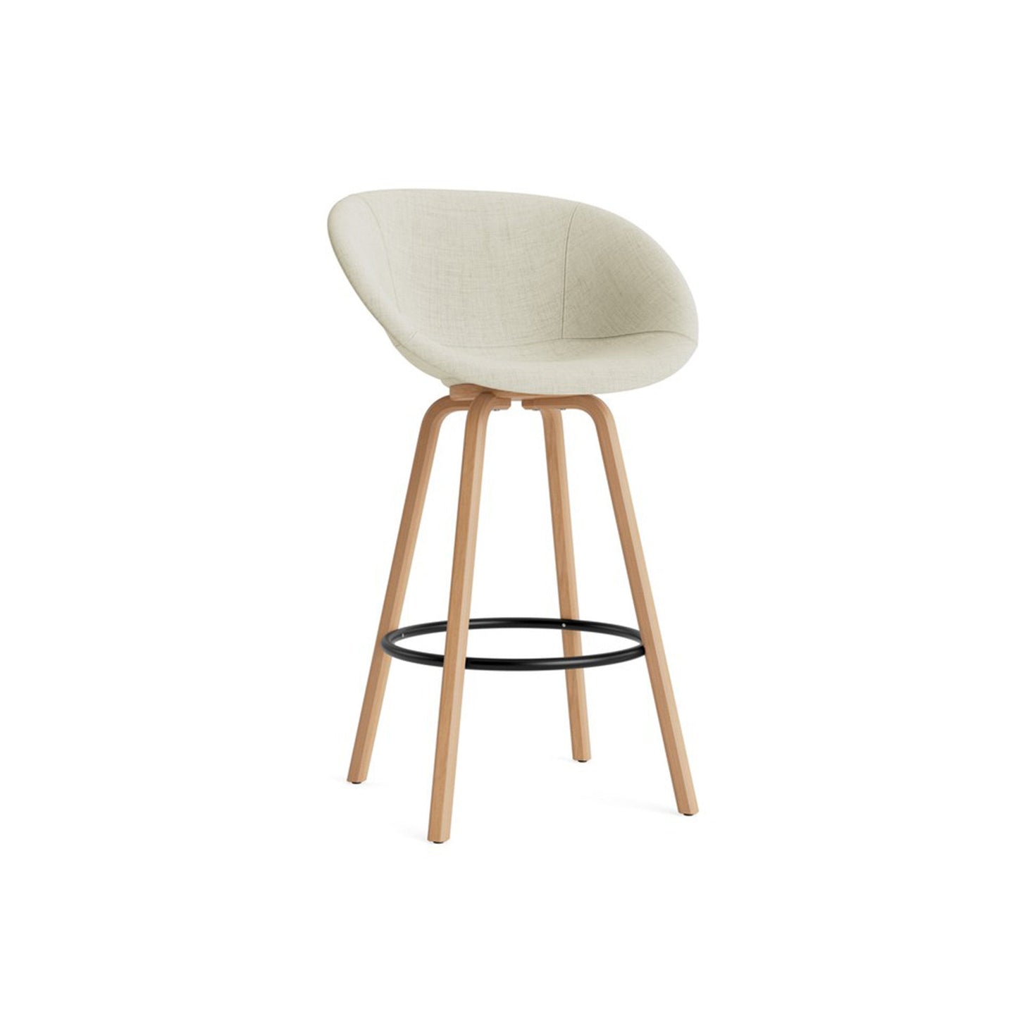 Mat Bar Armchair Full Upholstery Beech - District Furniture