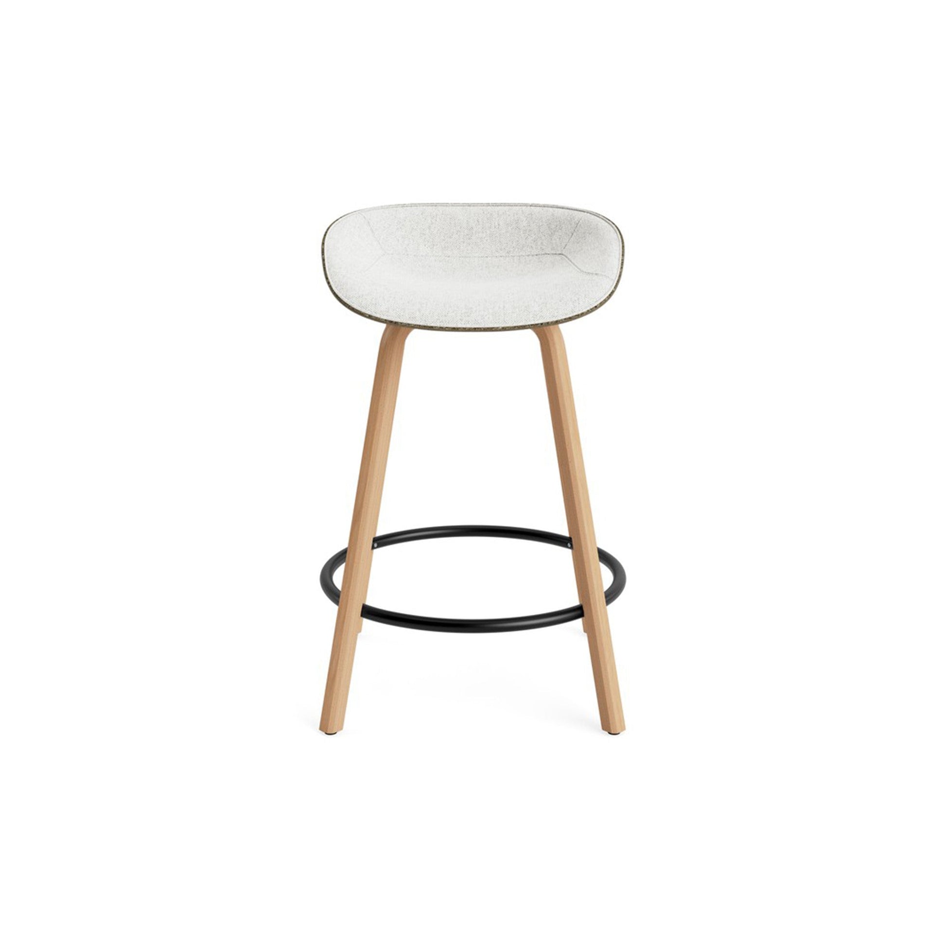 Mat Barstool Front Upholstery Beech - District Furniture