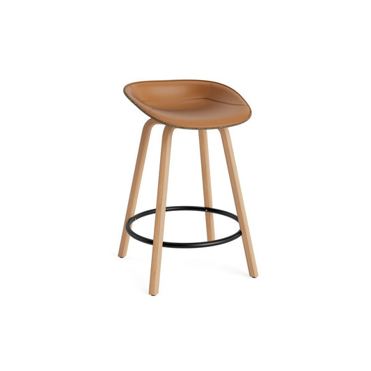 Mat Barstool Front Upholstery Beech - District Furniture