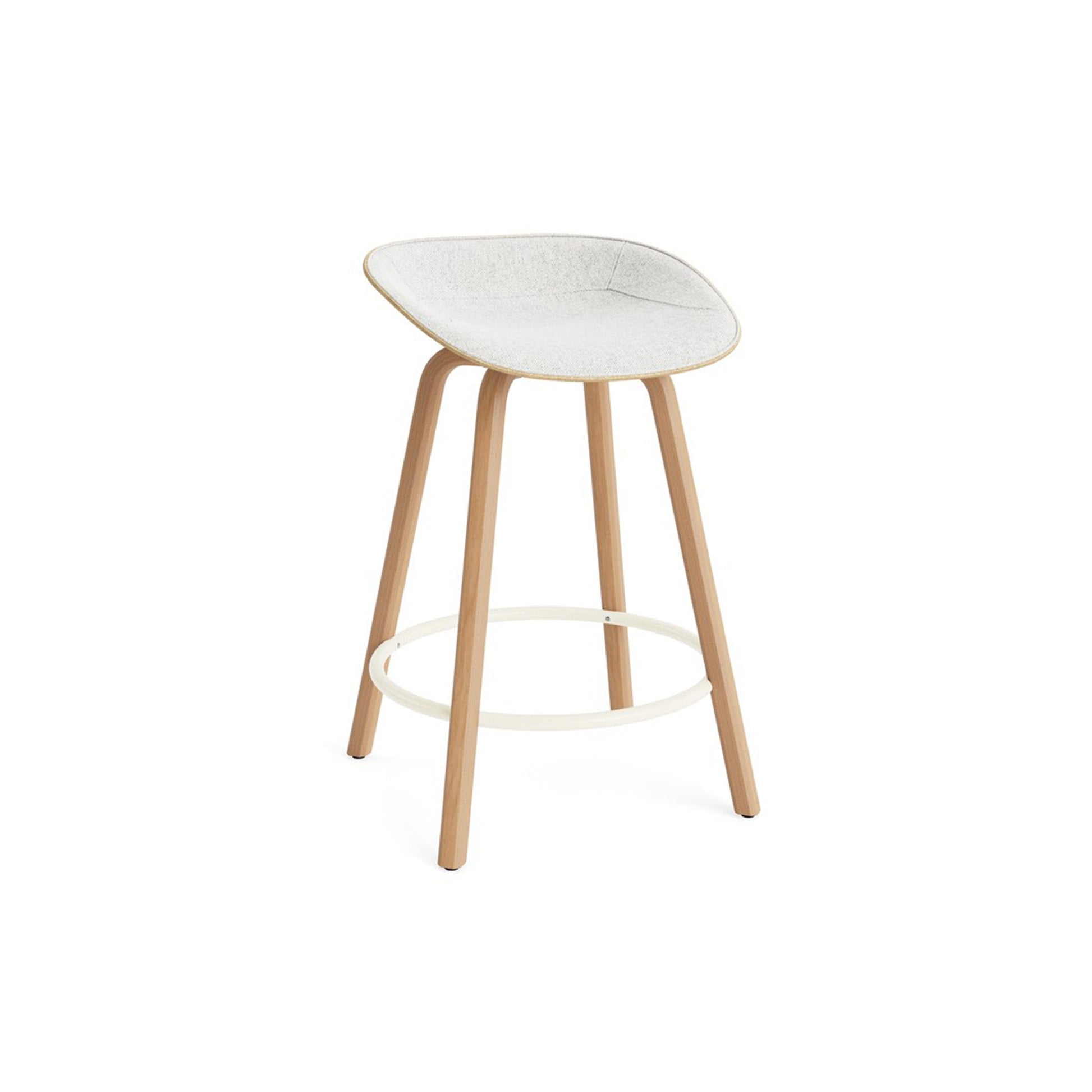Mat Barstool Front Upholstery Beech - District Furniture