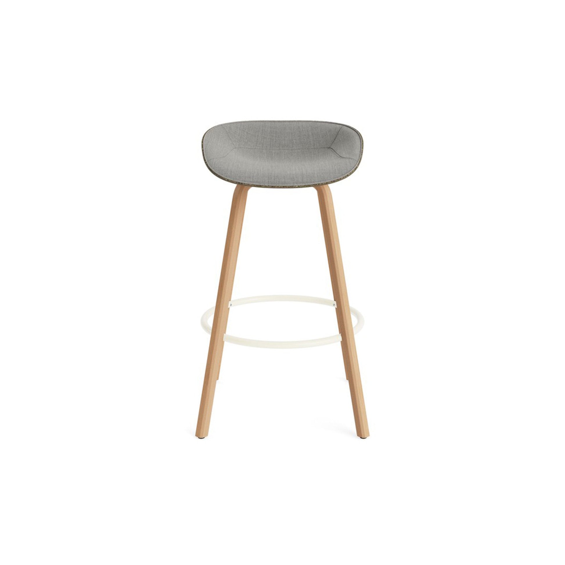 Mat Barstool Front Upholstery Beech - District Furniture