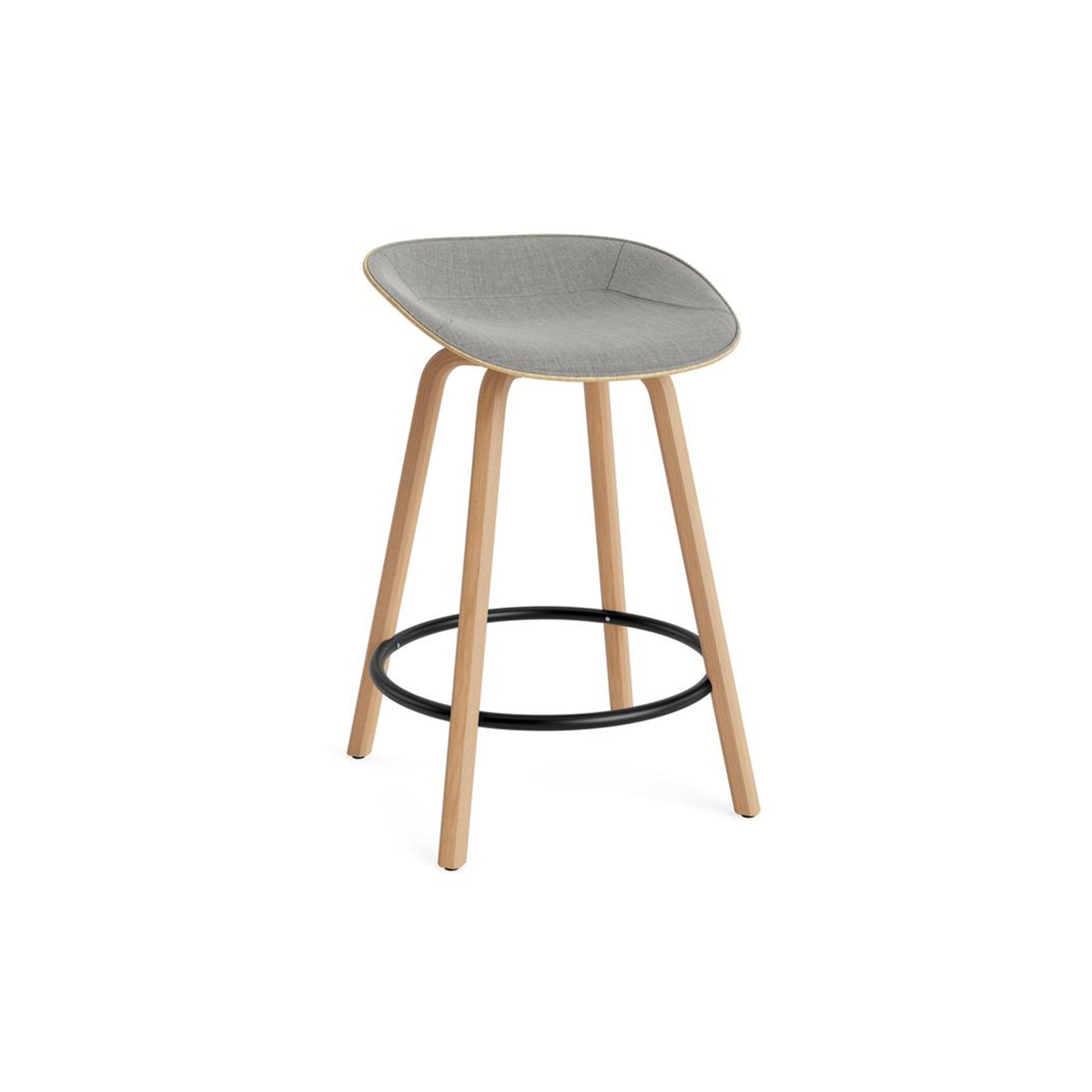Mat Barstool Front Upholstery Beech - District Furniture