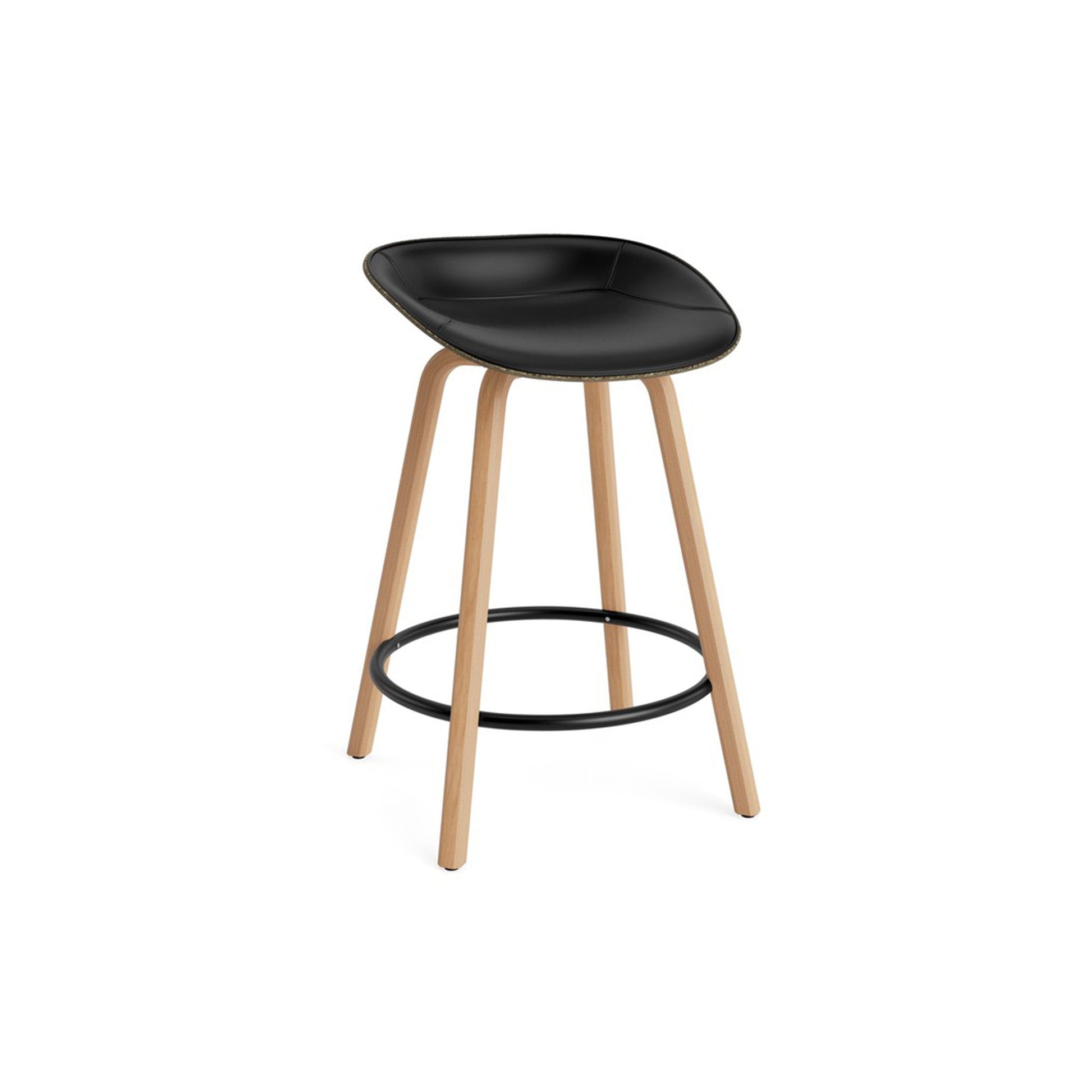 Mat Barstool Front Upholstery Beech - District Furniture