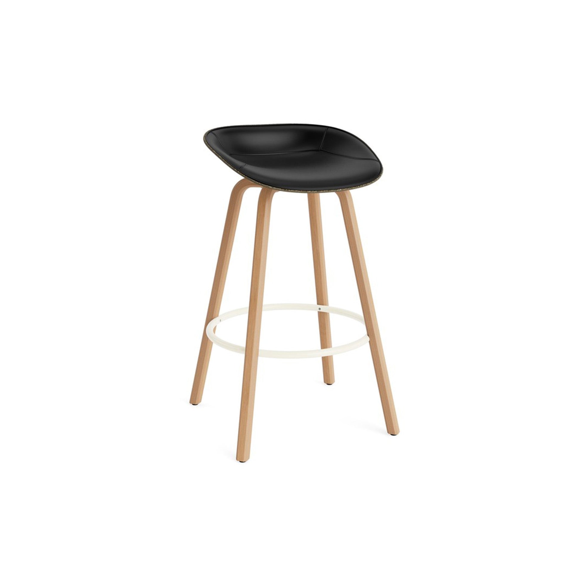Mat Barstool Front Upholstery Beech - District Furniture