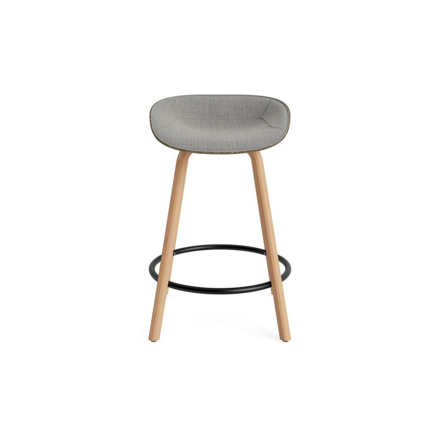Mat Barstool Front Upholstery Beech - District Furniture