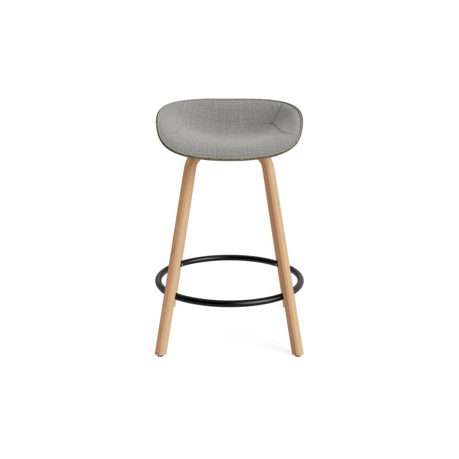 Mat Barstool Front Upholstery Beech - District Furniture