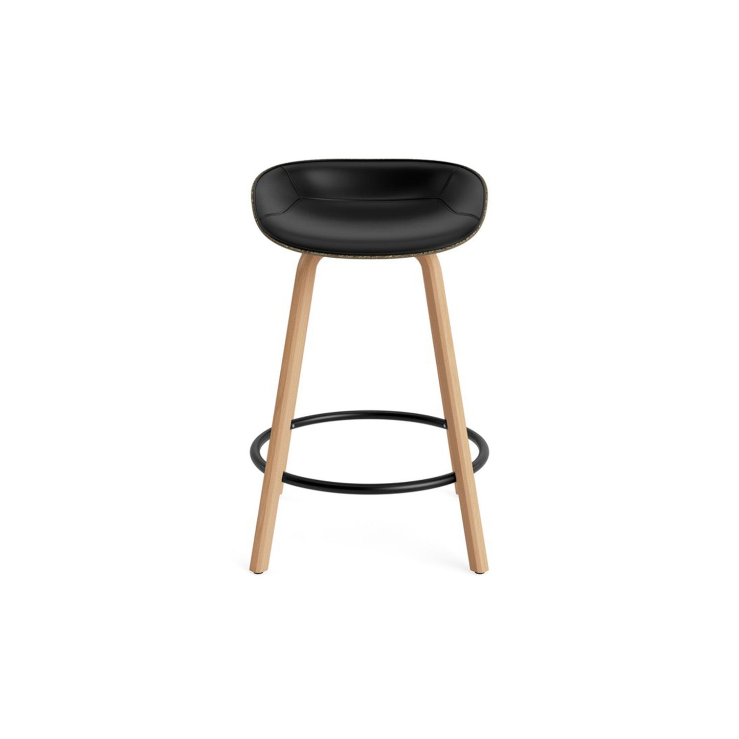 Mat Barstool Front Upholstery Beech - District Furniture