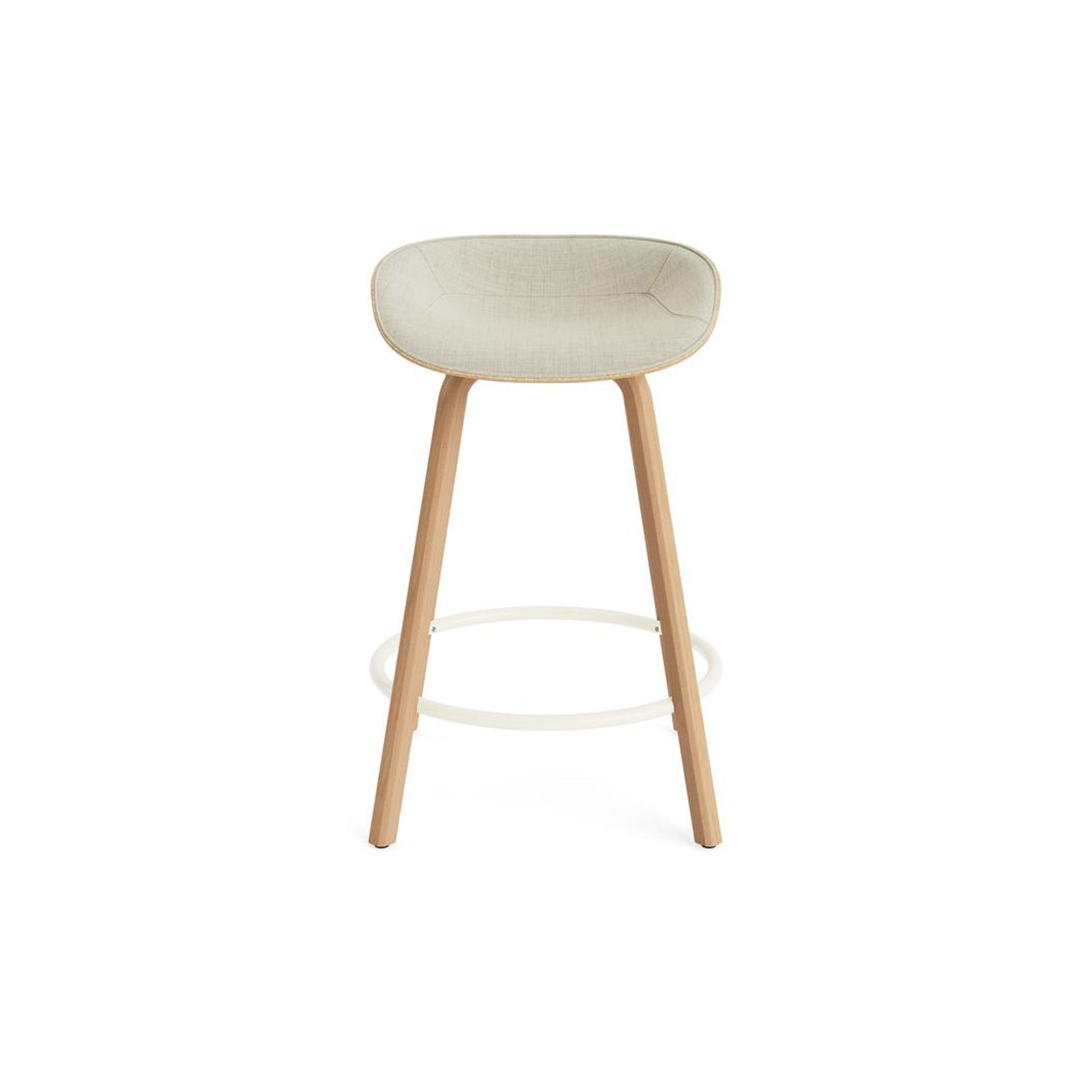 Mat Barstool Front Upholstery Beech - District Furniture