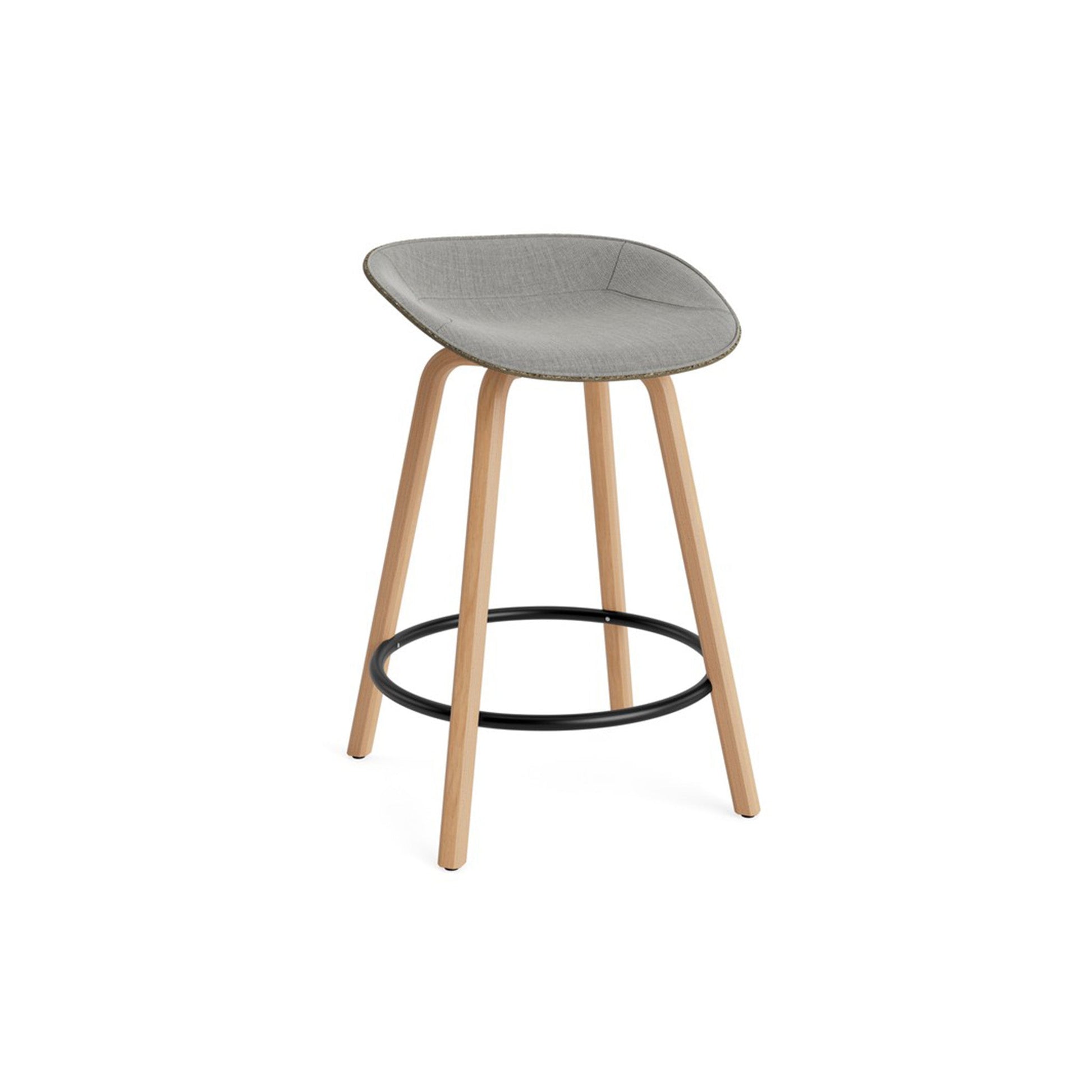 Mat Barstool Front Upholstery Beech - District Furniture