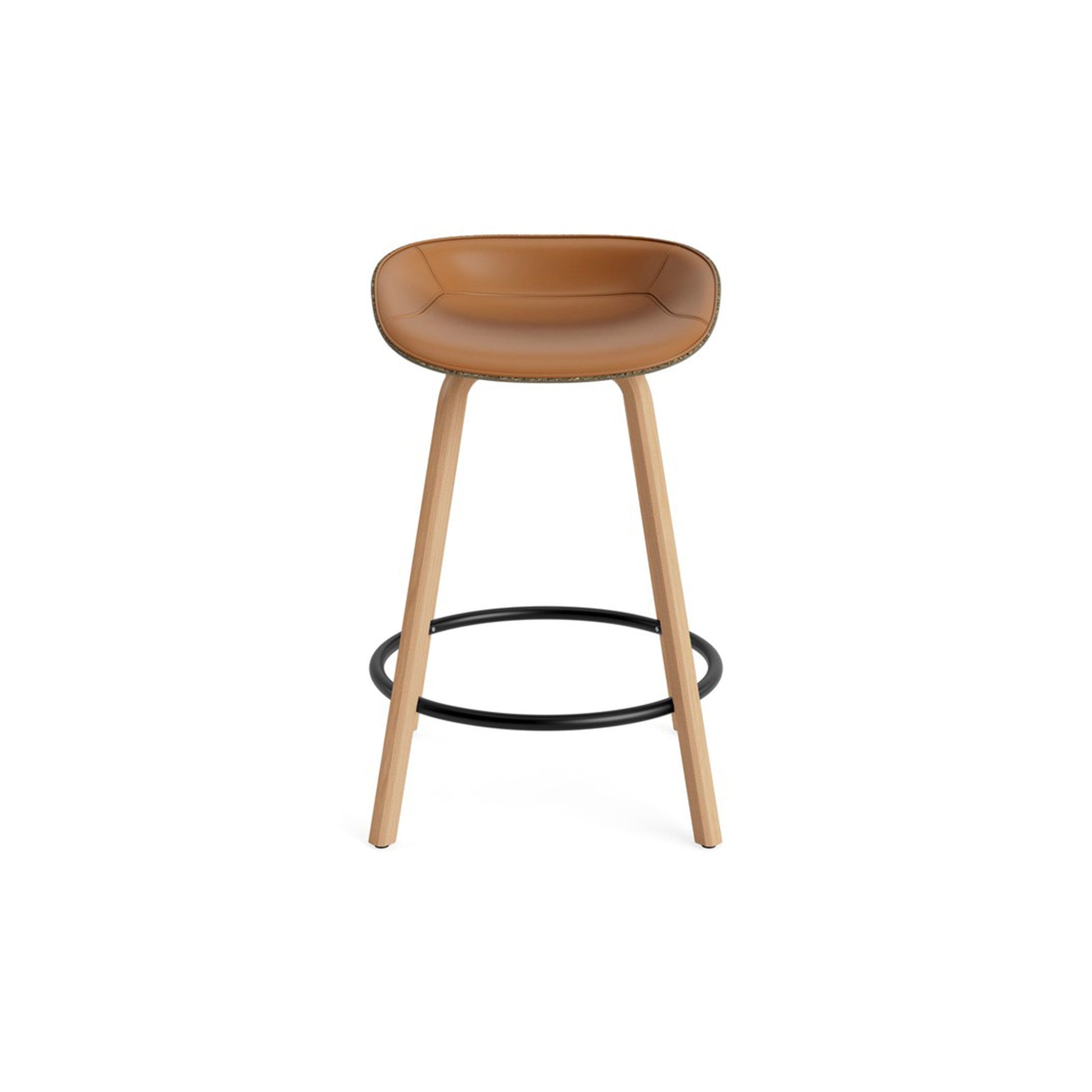 Mat Barstool Front Upholstery Beech - District Furniture