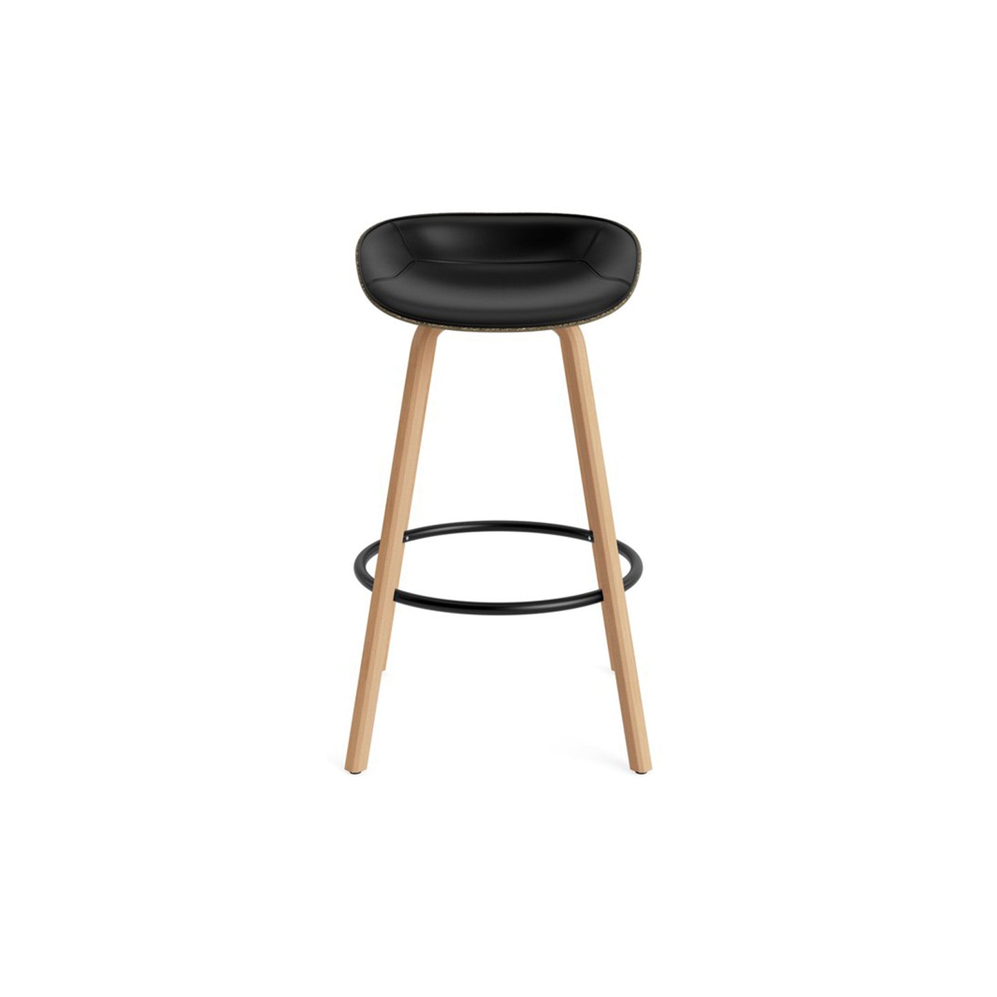 Mat Barstool Front Upholstery Beech - District Furniture