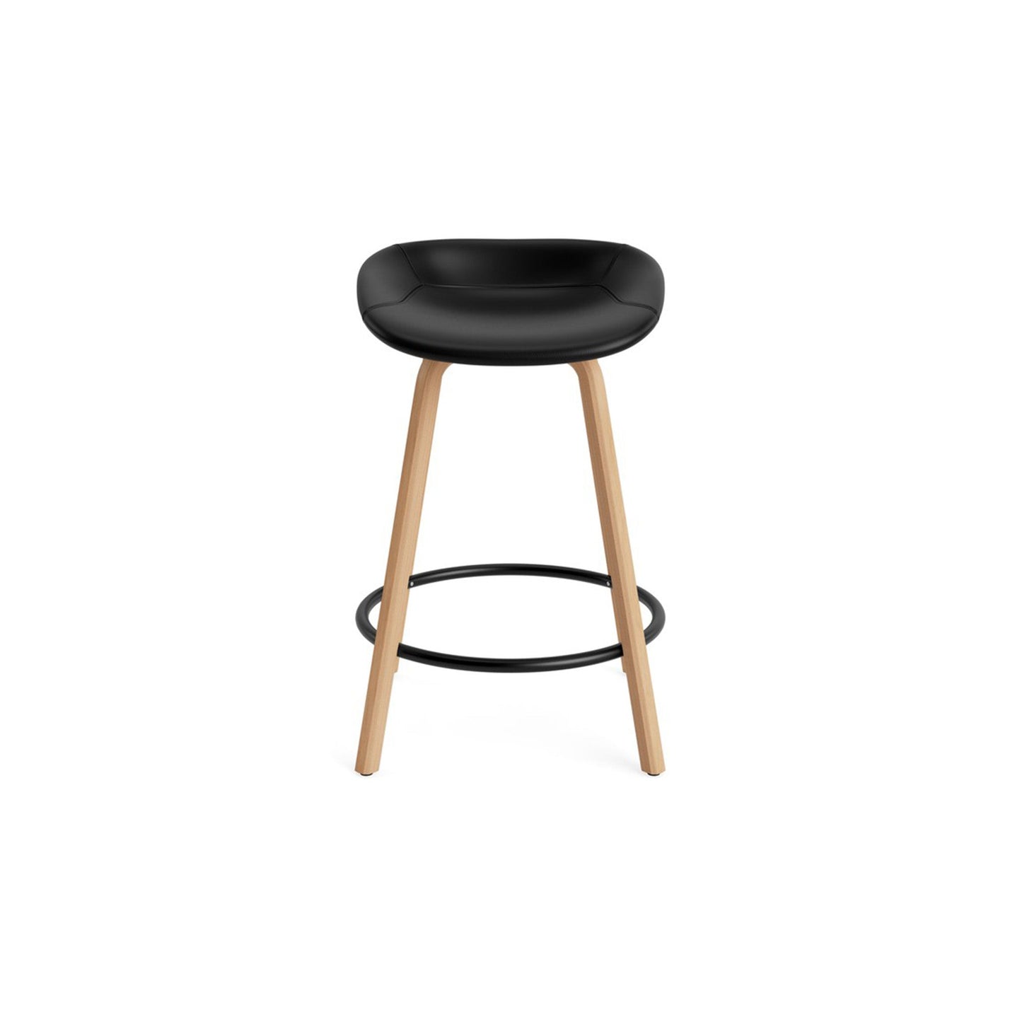 Mat Barstool Full Upholstery Beech - District Furniture