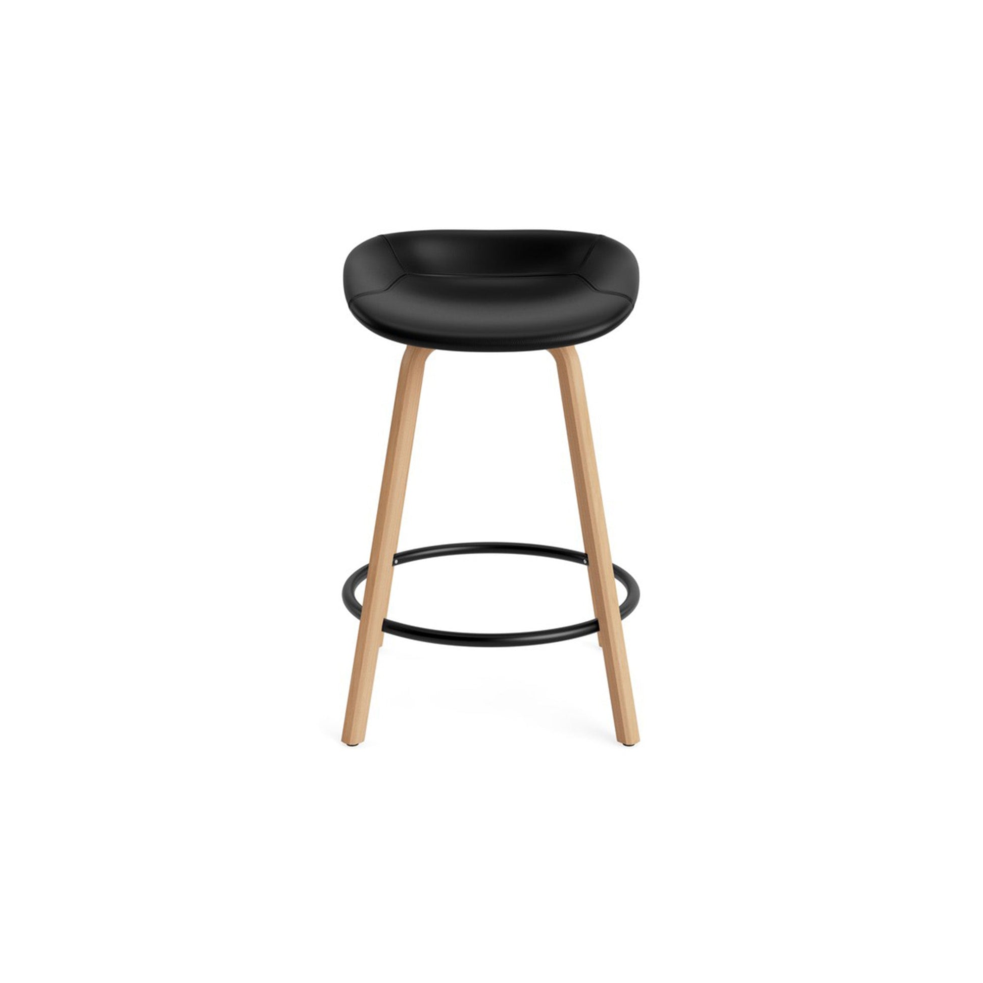 Mat Barstool Full Upholstery Beech - District Furniture