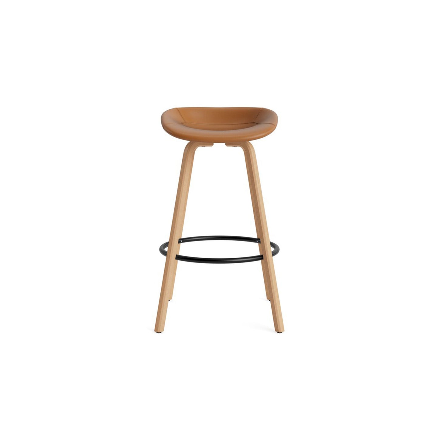 Mat Barstool Full Upholstery Beech - District Furniture