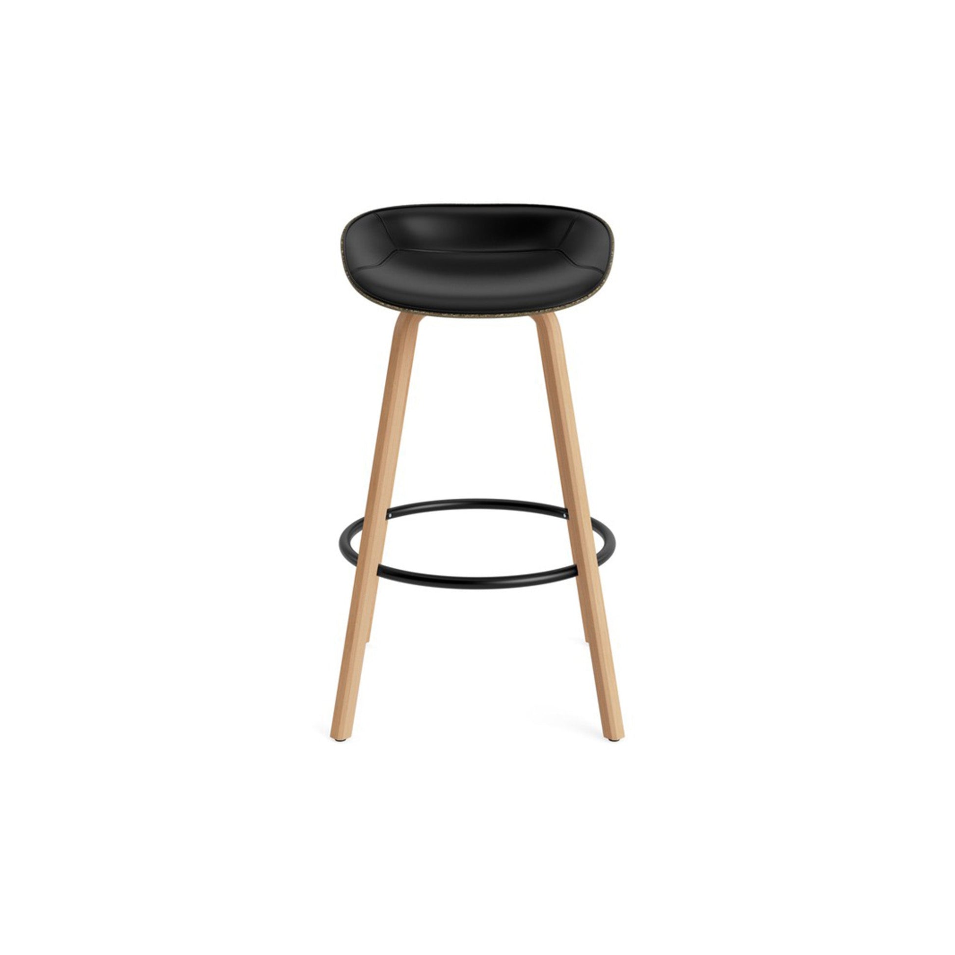 Mat Barstool Full Upholstery Beech - District Furniture