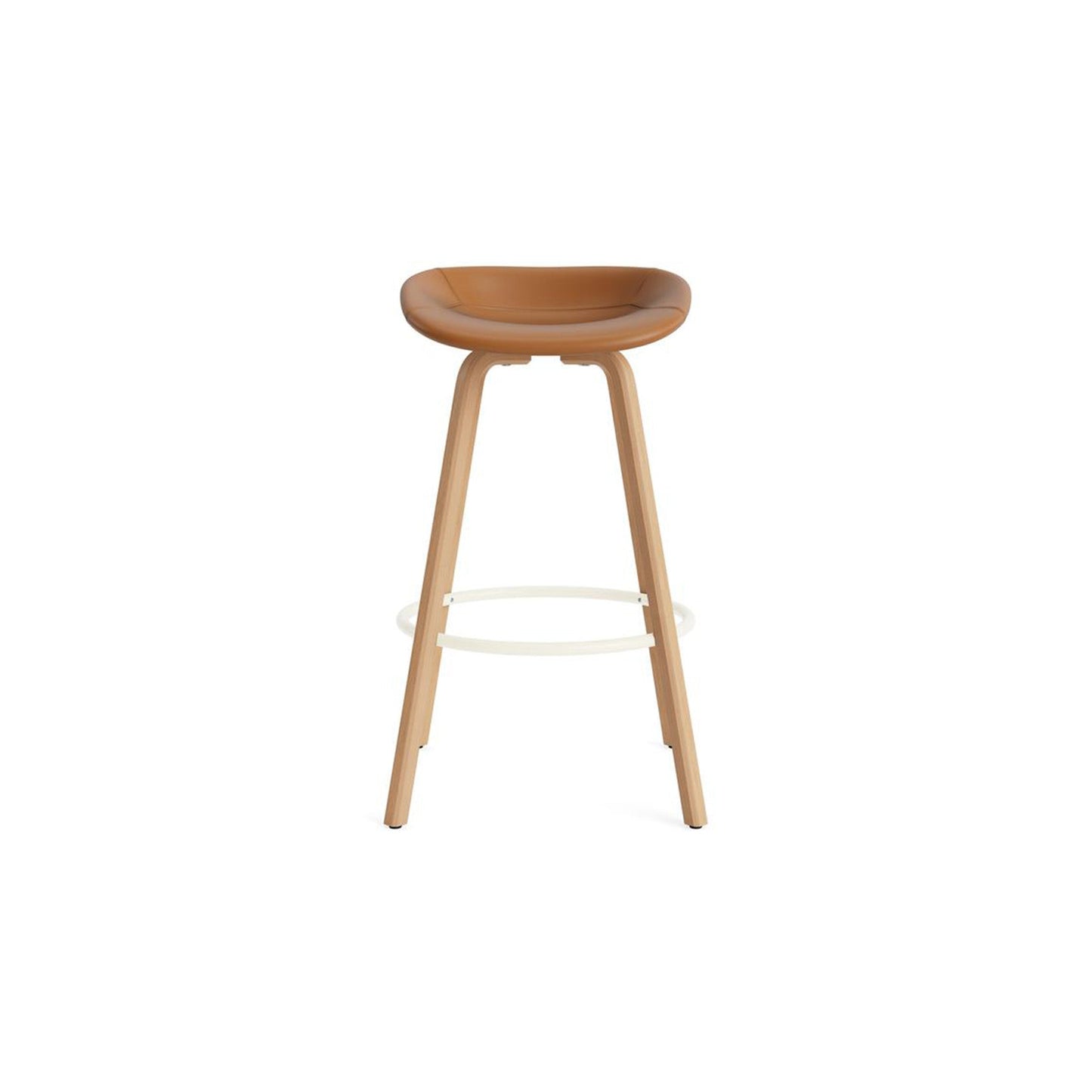 Mat Barstool Full Upholstery Beech - District Furniture