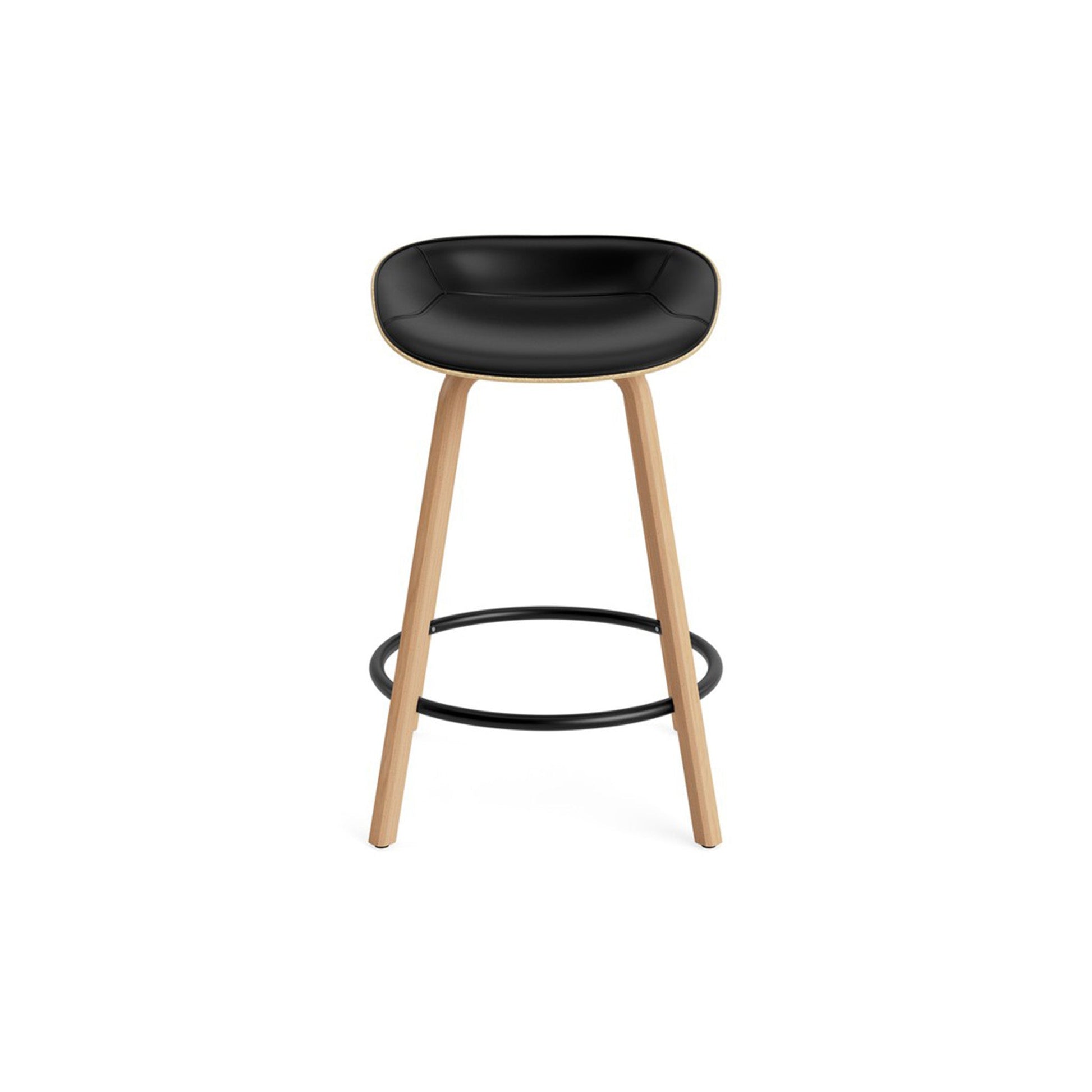 Mat Barstool Full Upholstery Beech - District Furniture
