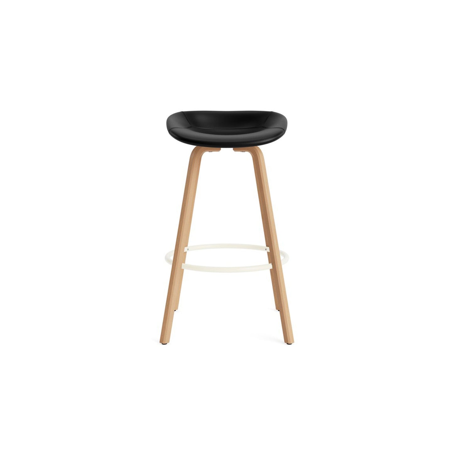 Mat Barstool Full Upholstery Beech - District Furniture