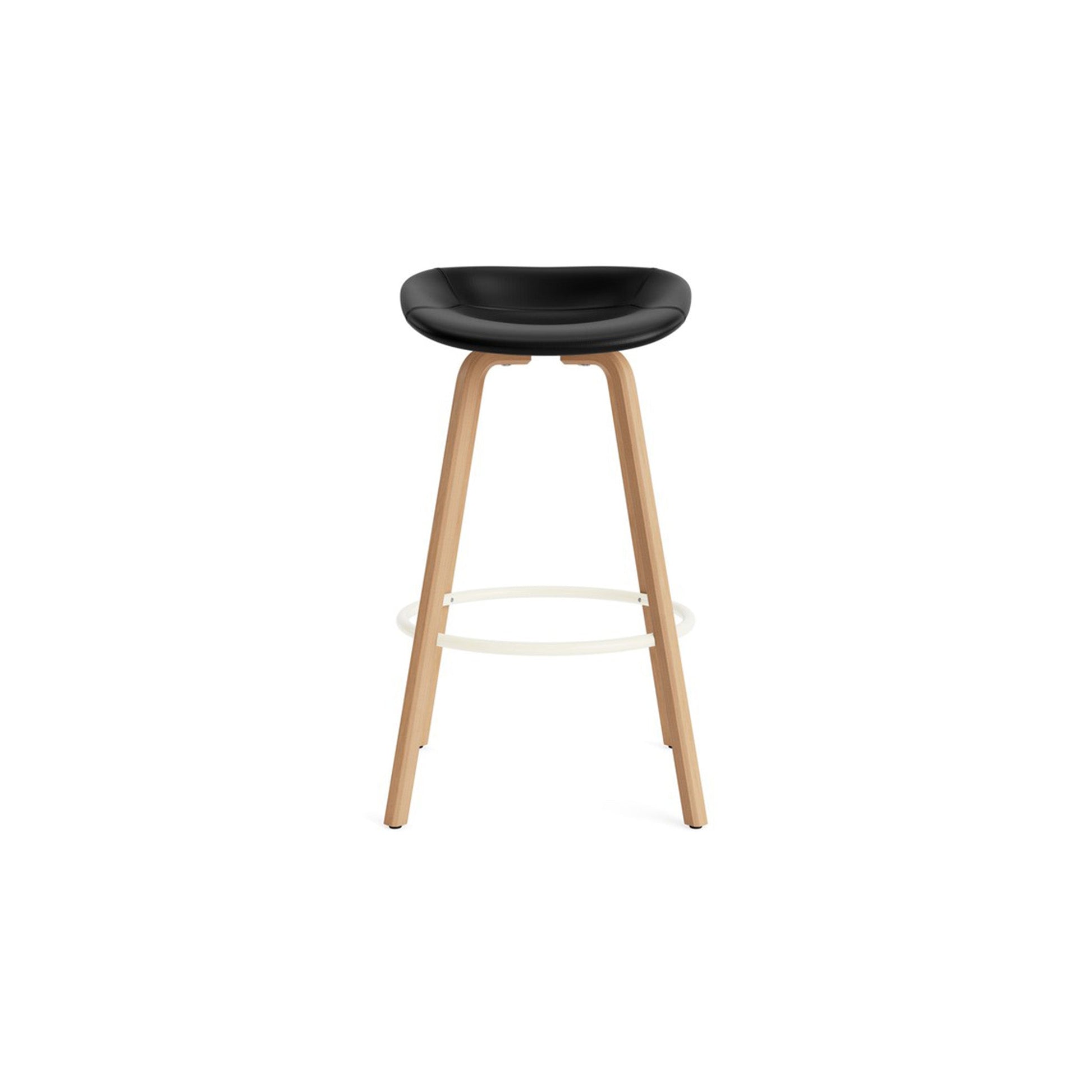 Mat Barstool Full Upholstery Beech - District Furniture