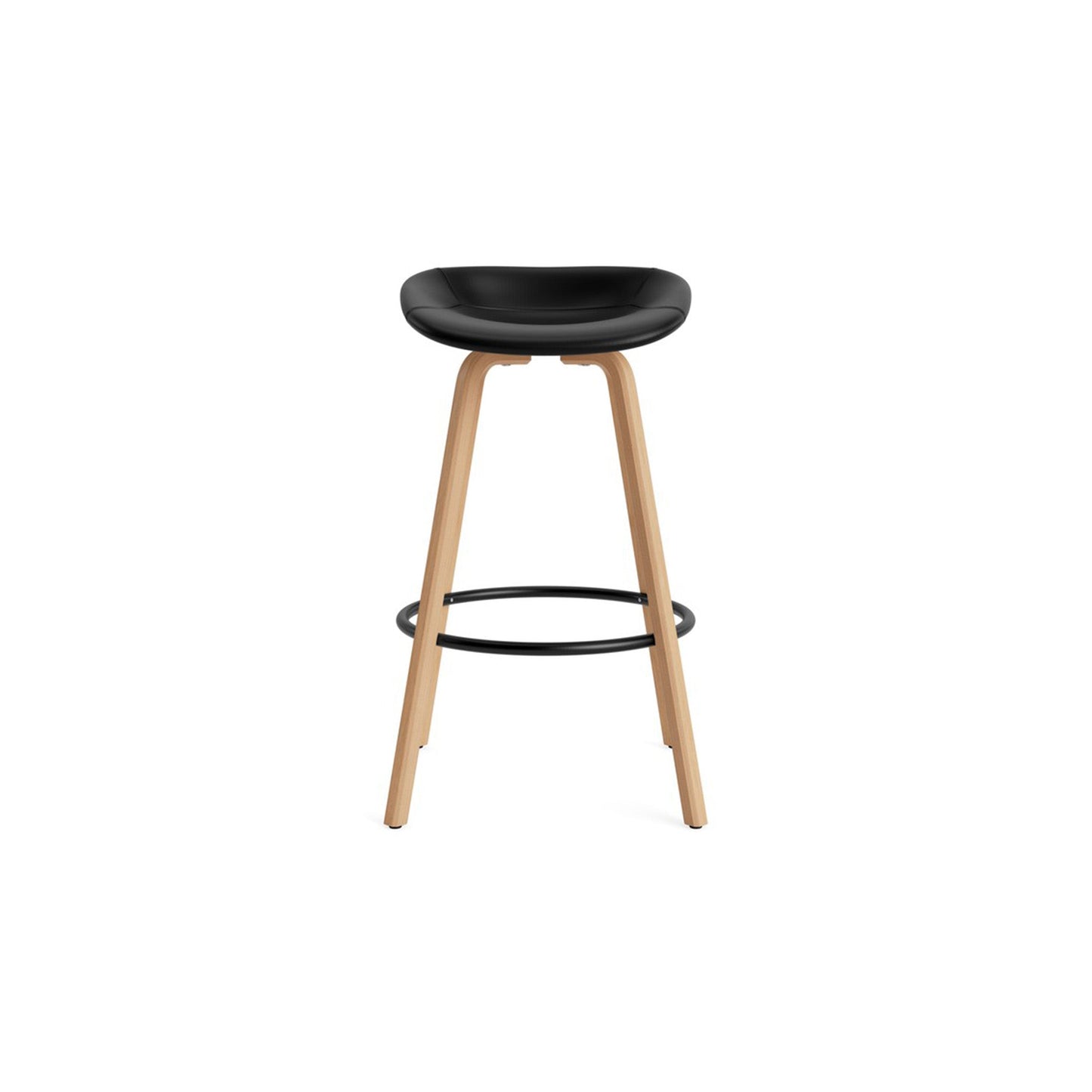 Mat Barstool Full Upholstery Beech - District Furniture