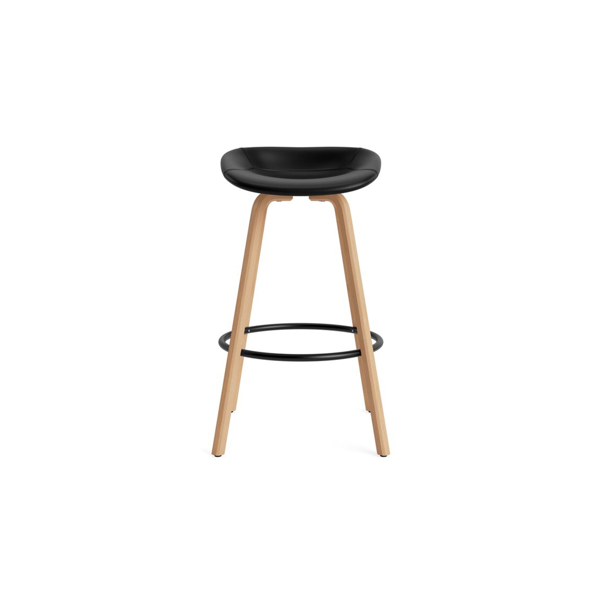 Mat Barstool Full Upholstery Beech - District Furniture