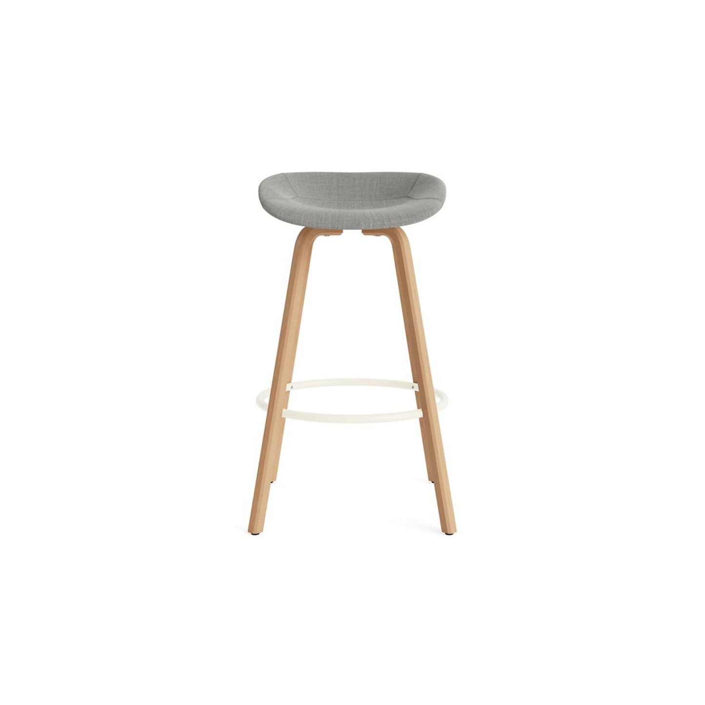 Mat Barstool Full Upholstery Beech - District Furniture