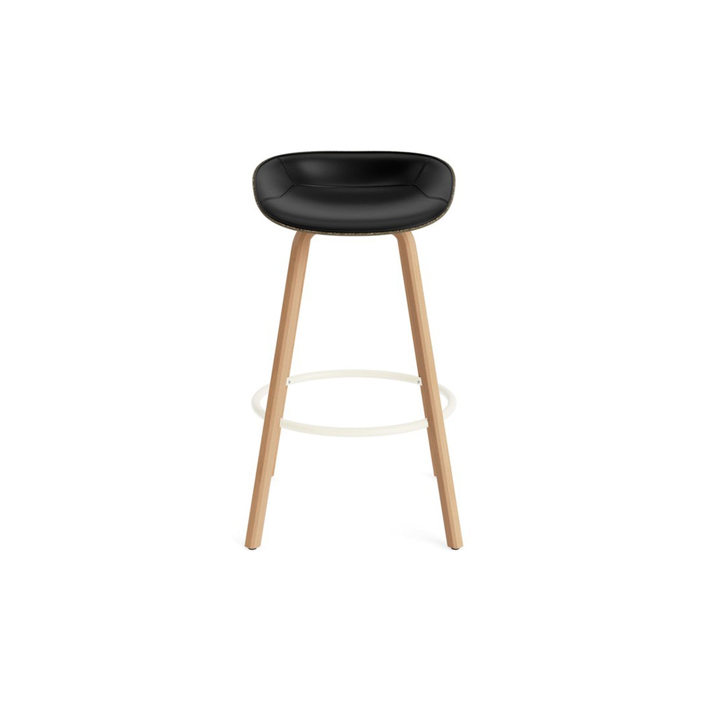 Mat Barstool Full Upholstery Beech - District Furniture