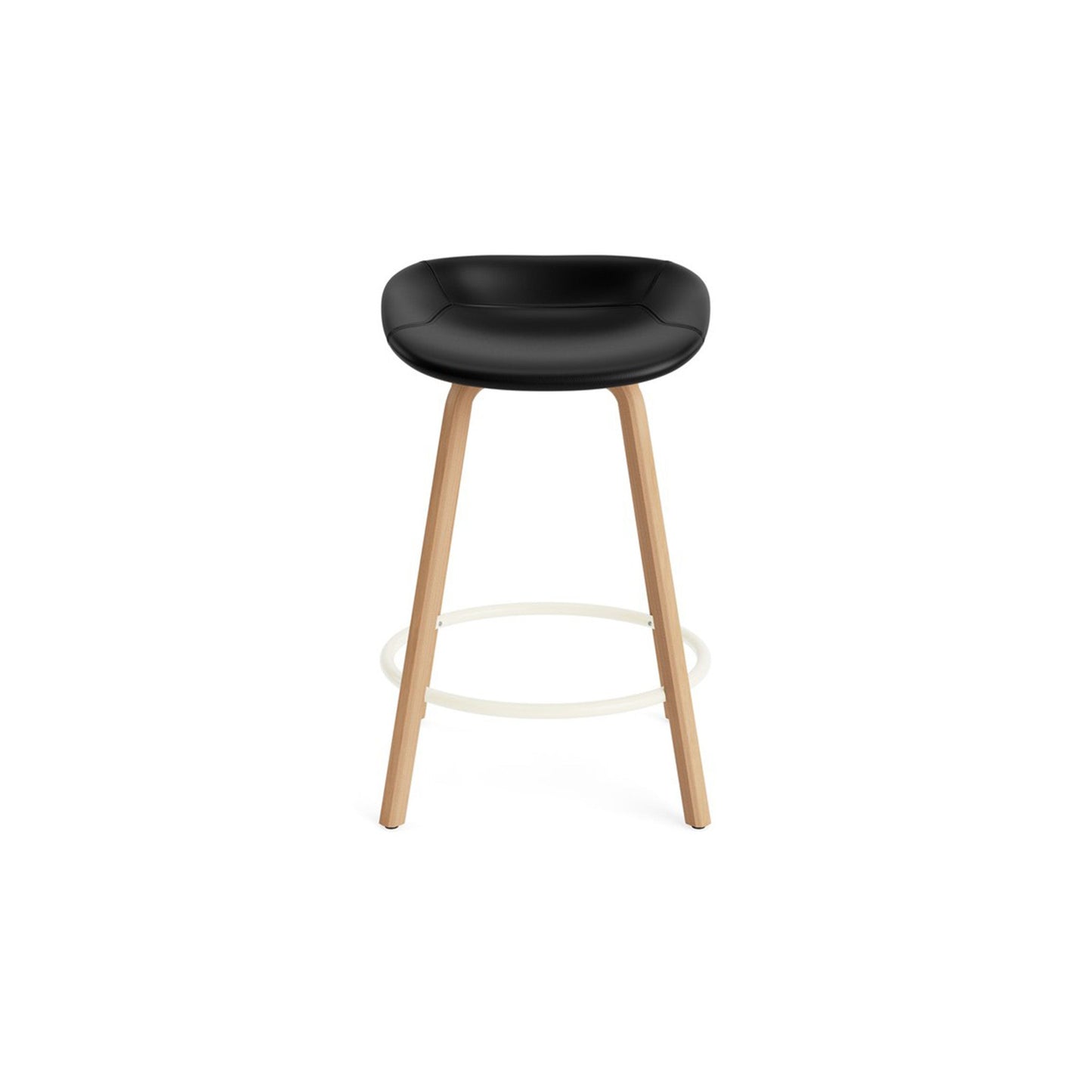Mat Barstool Full Upholstery Beech - District Furniture