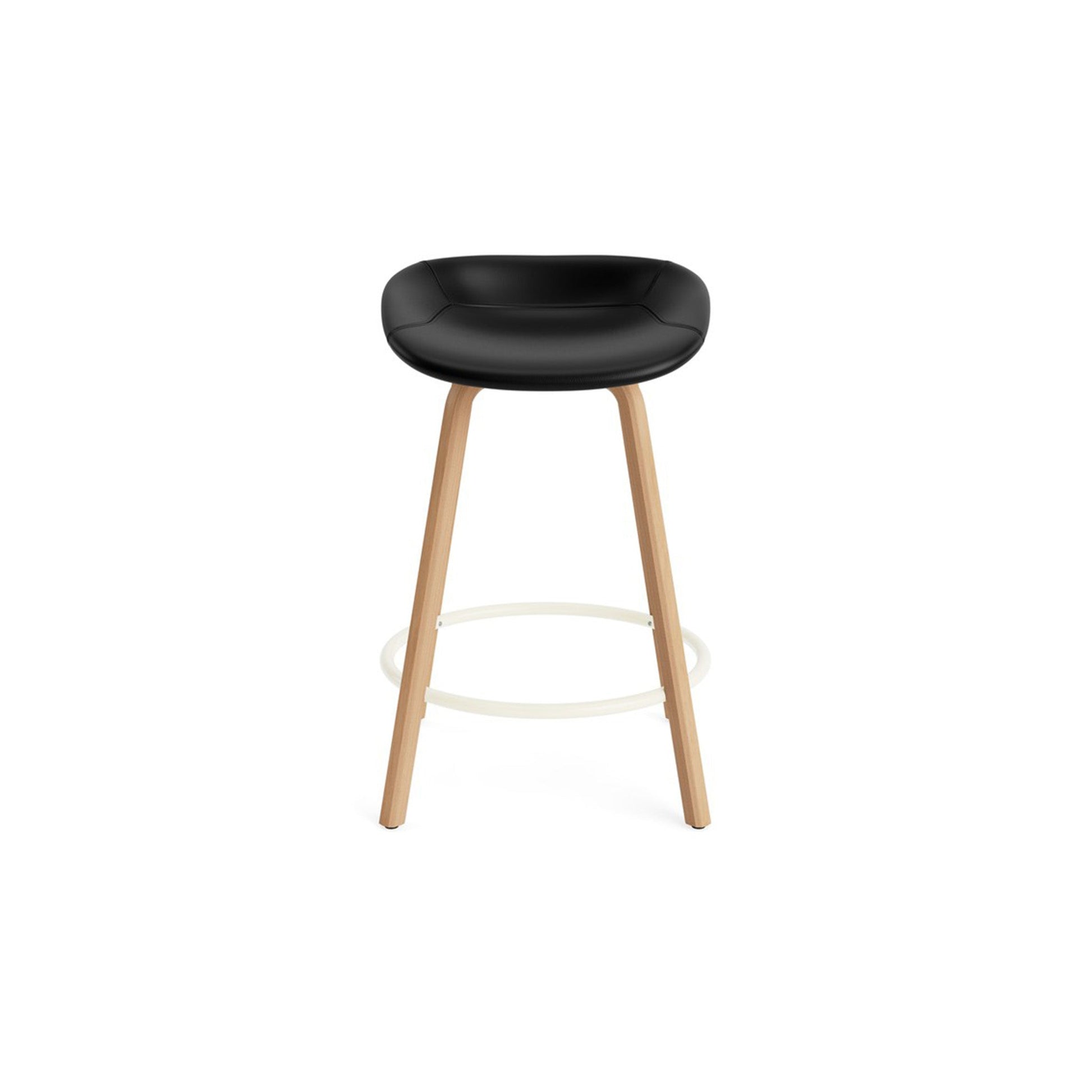Mat Barstool Full Upholstery Beech - District Furniture
