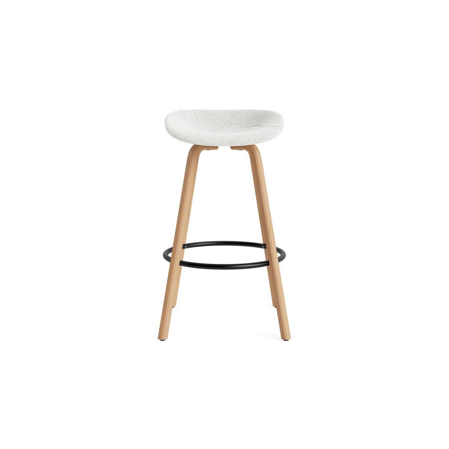 Mat Barstool Full Upholstery Beech - District Furniture