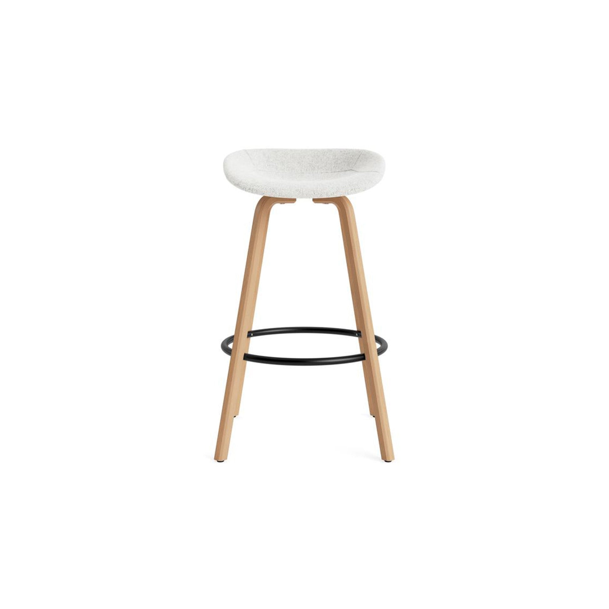 Mat Barstool Full Upholstery Beech - District Furniture