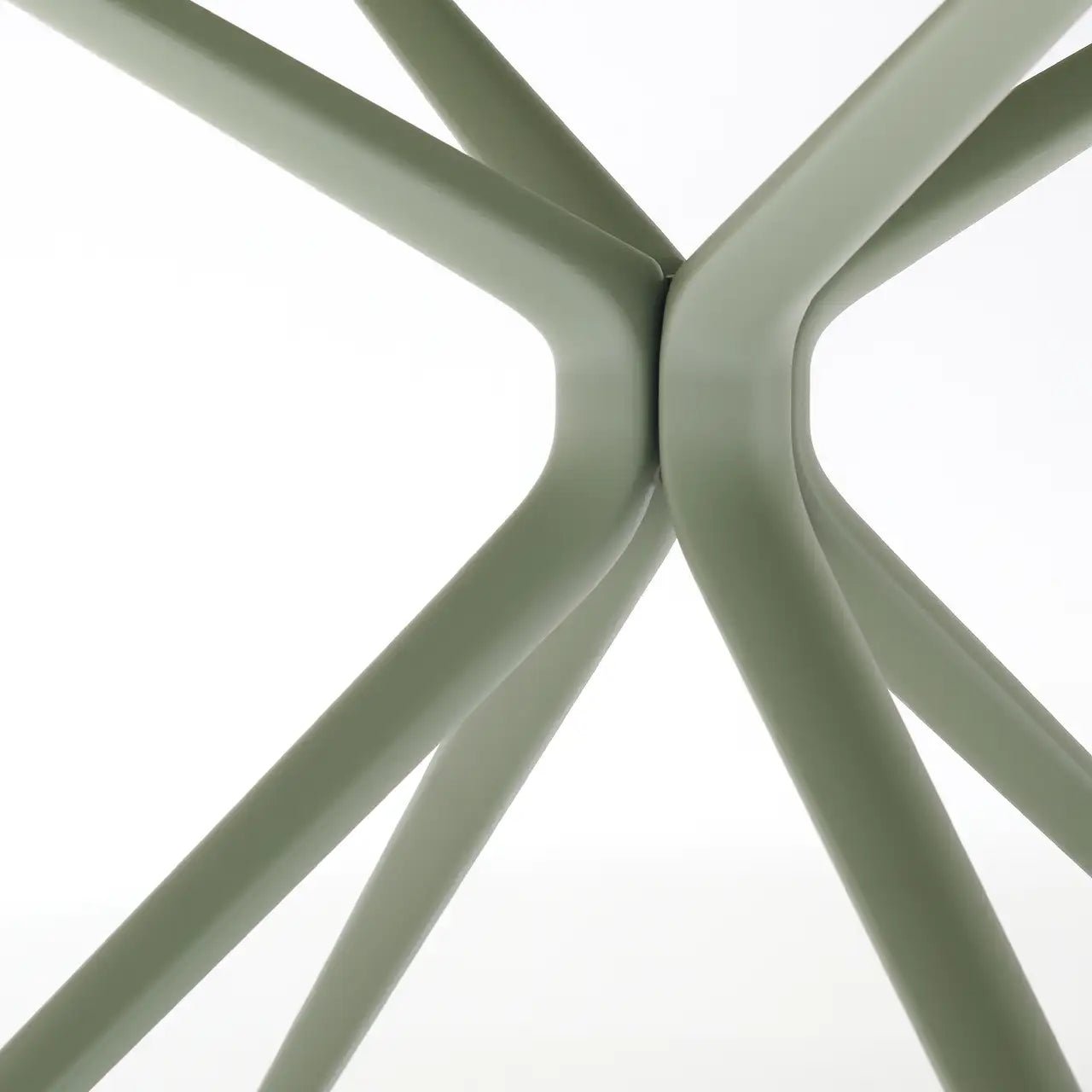 Moai Round table with top in porcelain stoneware - District Furniture