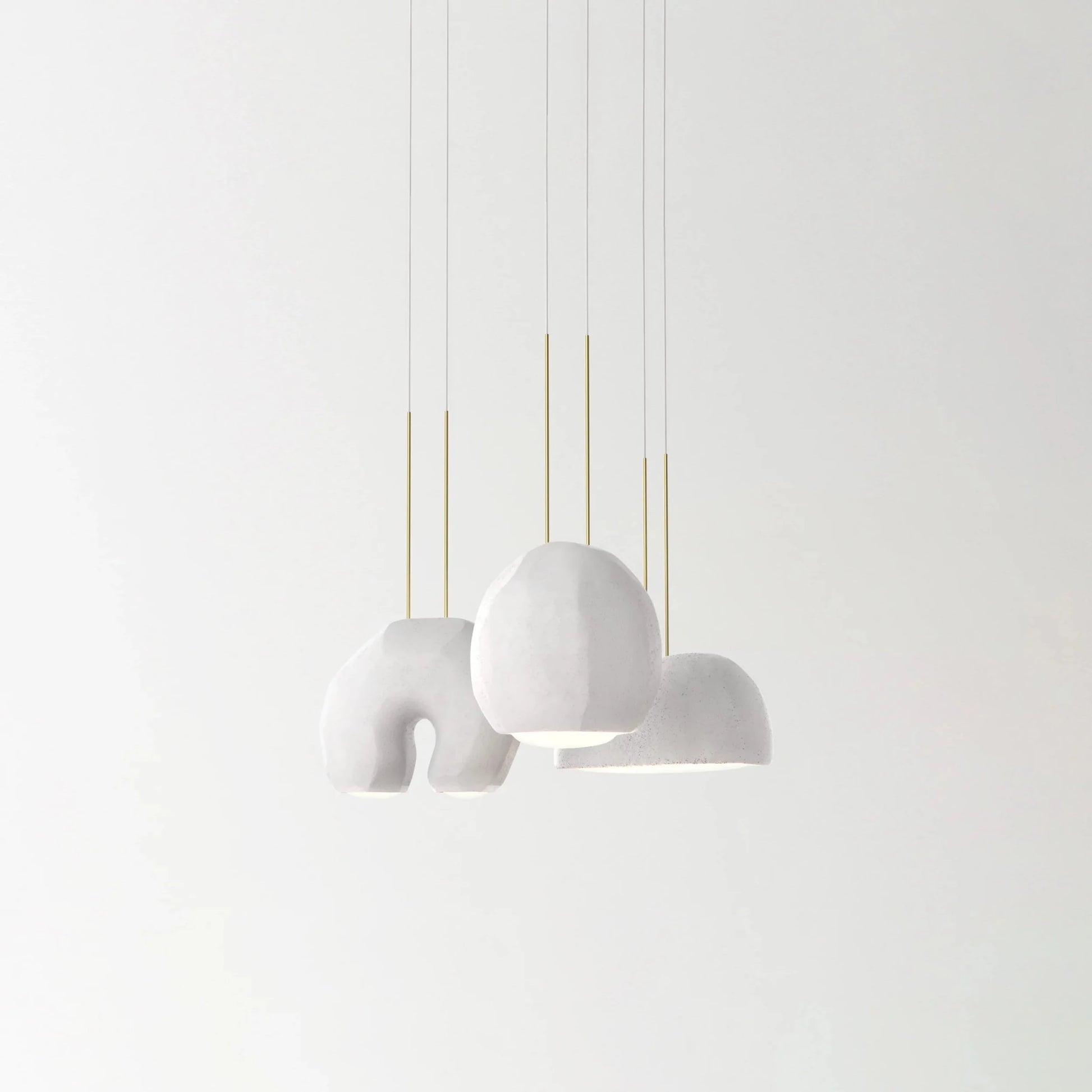 Moonstone Chandelier Circular - District Furniture