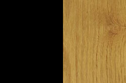Black / Robinia Wood