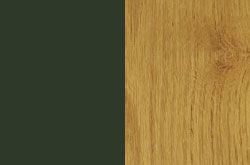 Dark Green / Robinia Wood