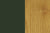 Dark Green / Robinia Wood
