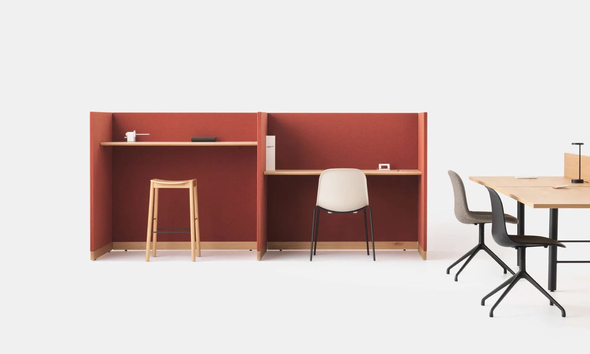 Remote Desk Single + Extensions - District Furniture