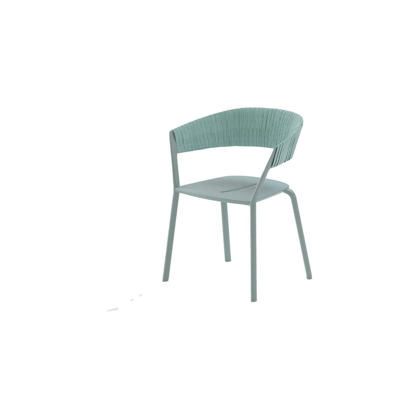 Ria Dining Armchair With Partially Woven Rope - District Furniture