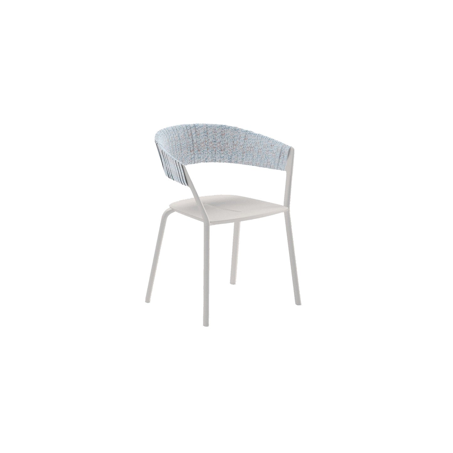 Ria Dining Armchair With Partially Woven Rope - District Furniture