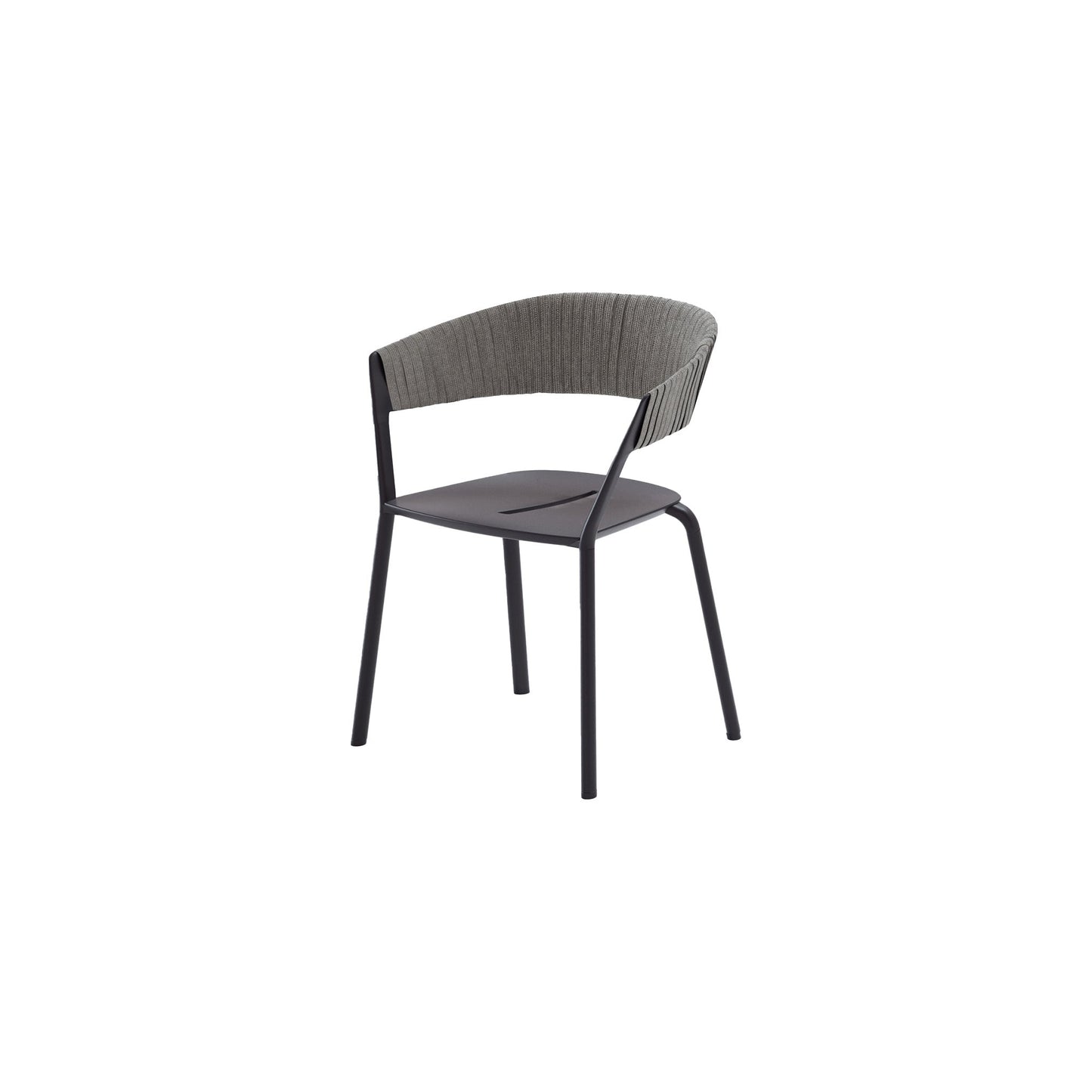 Ria Dining Armchair With Partially Woven Rope - District Furniture