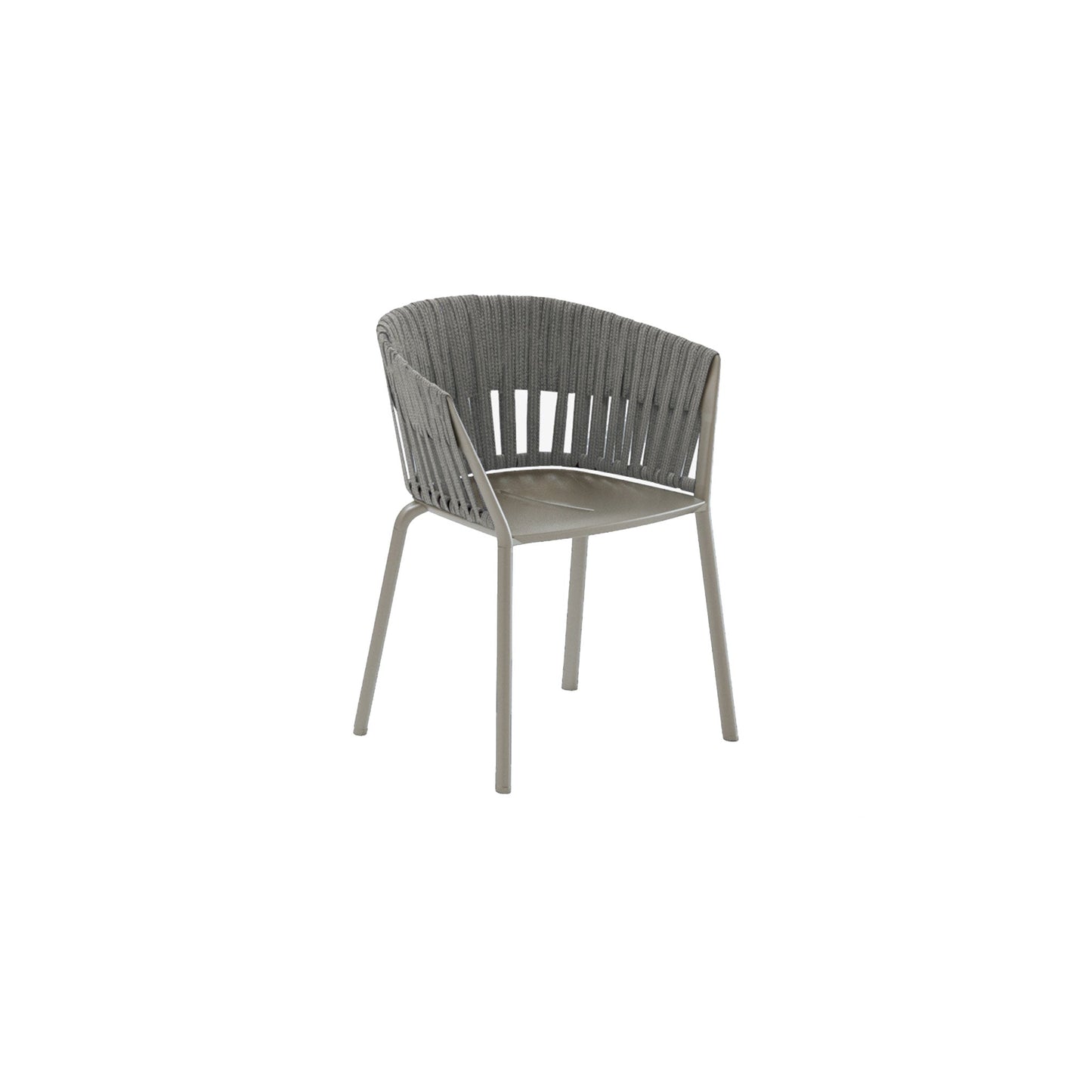 Ria Dining Armchair With Woven Rope - District Furniture