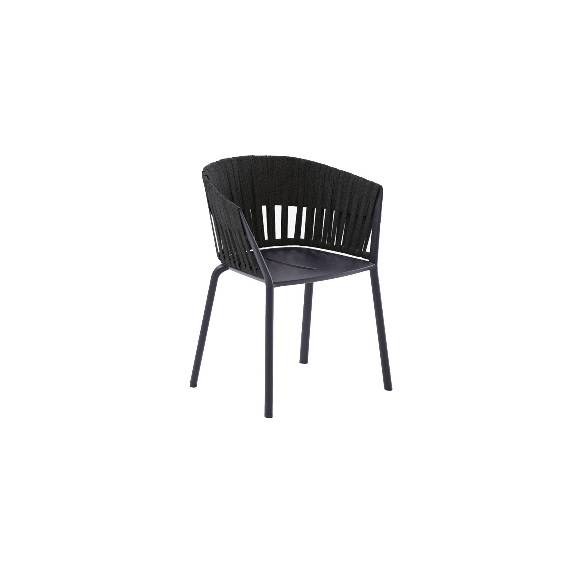 Ria Dining Armchair With Woven Rope - District Furniture